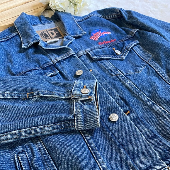 Planet Hollywood Orlando Denim Jean Jacket - Picture 6 of 7